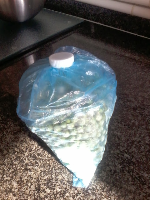 bolsa de guisantes congelados con boquilla bolsa de guisantes congelados con boquilla