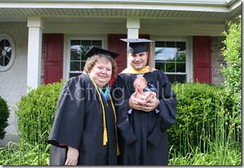 Grads and baby