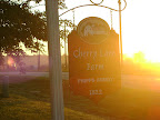 Sunrise over Cherry Lane Farm, near Graham/Mebane, NC. Cycle 2011.