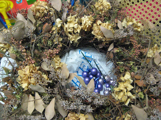 Bev's Twig Wreath “Before”