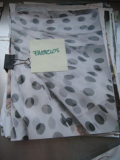 Textiles and fabrics are another passion of mine.