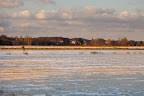 Eislaufen auf den Hammewiesen "Fankstaken" (siehe http://www.teufelsmoor.eu/landschaft/hamme/fangstaken)