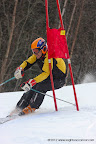 You can never get too close to a gate. Photo of EICSL Race @attitashresort More photos at: http://www.leightonphoto.com/Snow