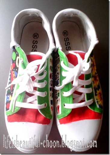 diy shoes painting