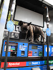 Sharkey, I'll push the buttons if you lift the nozzle.
