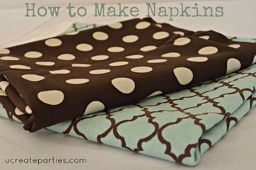How to make diy napkins How to make diy napkins