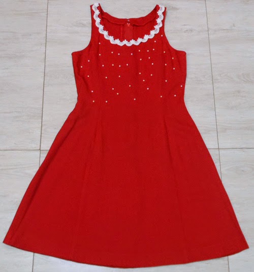 Como customizar vestido vermelho