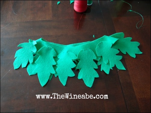 tomato collar DIY costume