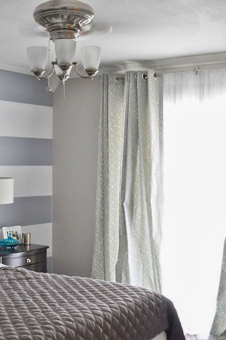Budget master bedroom makeover via MonicaWantsIt.com #diy #home Budget master bedroom makeover via MonicaWantsIt.com #diy #home