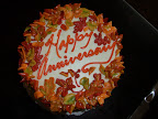 Here is the beautiful cake Ryan bought us (fresh) from our favorite bakery here in NYC.