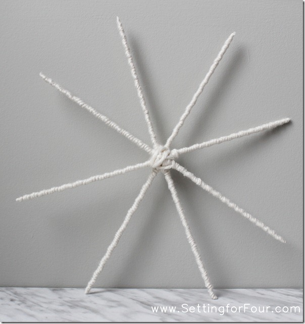 DIY Snowflake from Setting for Four
