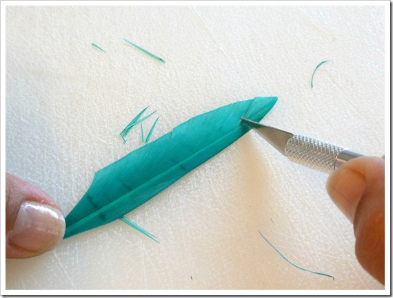 How to make a feather arrow