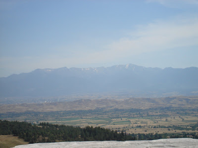 Day 8: Passing thru central Anatolia on the way to Pamukkale, breathtaking landscape.