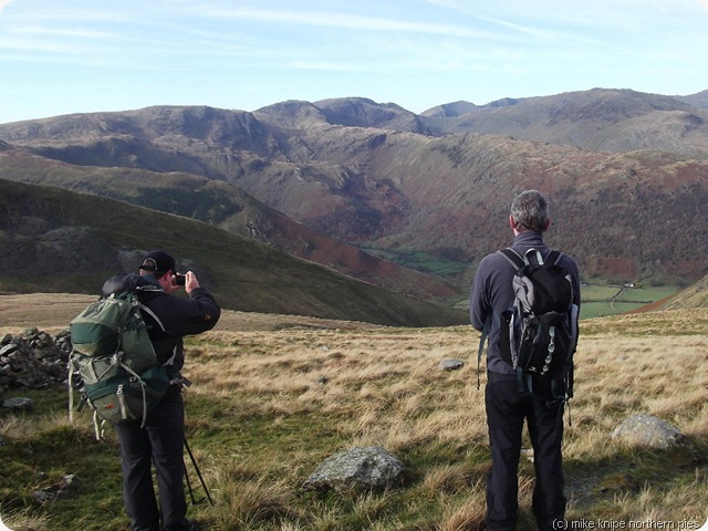 terry and peter enjoy the view