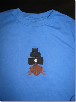 Pirate Ship Long Sleeve TShirt