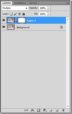 Layer mask white