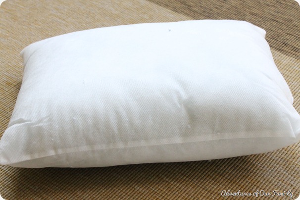 no sew pillowcase pillow form