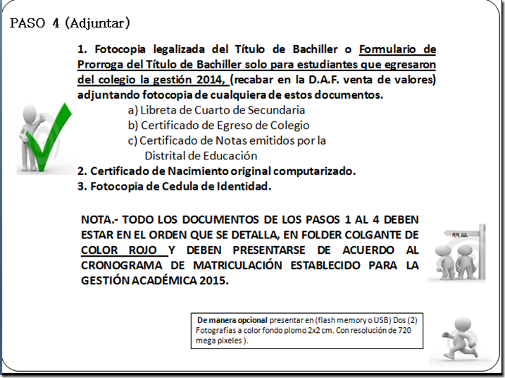 Matriculación UPEA 2015: Estudiantes nuevos UPEA Matriculación UPEA 2015