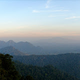 Gunung Merdai in the far distance, as seen from Borneo Highlands golf club (Chris Whiting, 2008)