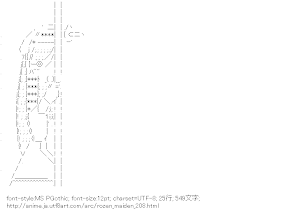 [AA]翠星石 のぞき見る （ローゼンメイデン）