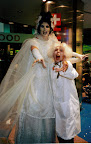 Bride of Frankenstein on stilts