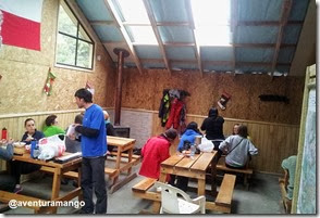 Área de apoio ao campingo em Los Cuernos Área de apoio ao campingo em Los Cuernos