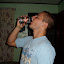 He wanted an advertisement pose for Bavaria beer.