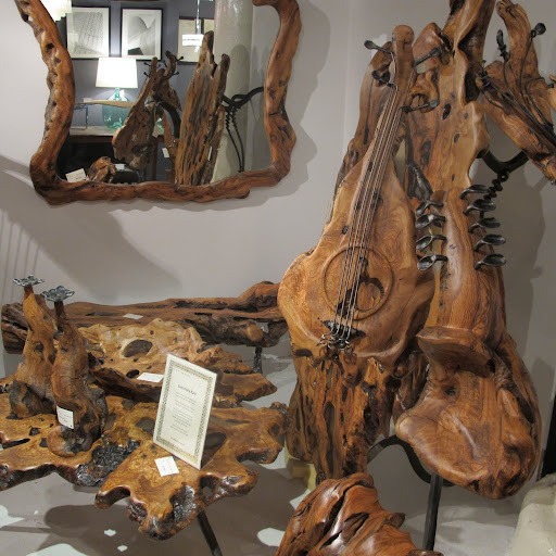 This dealer sells pieces made of Israeli olive tree wood.