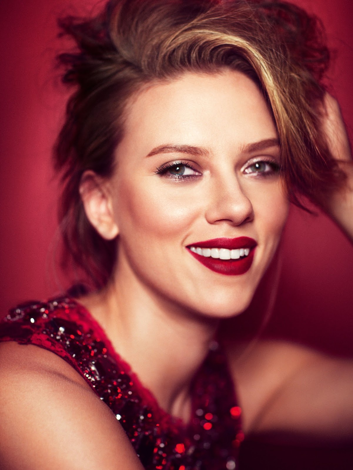 Scarlett Johansson in Red