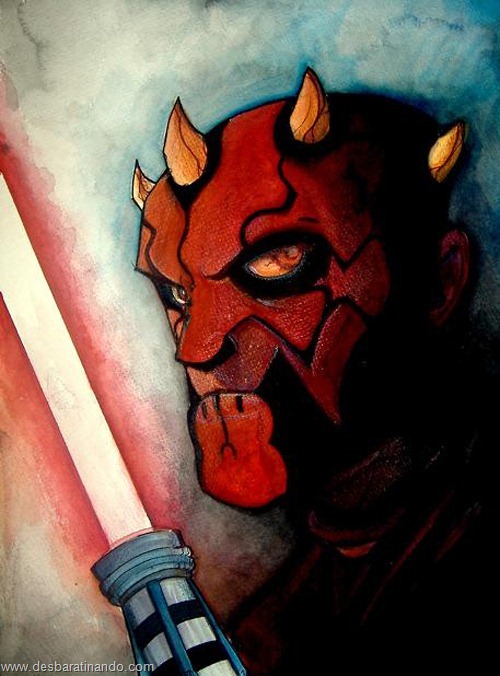 darth maul desenhos arte uminga viloes desbaratinando 