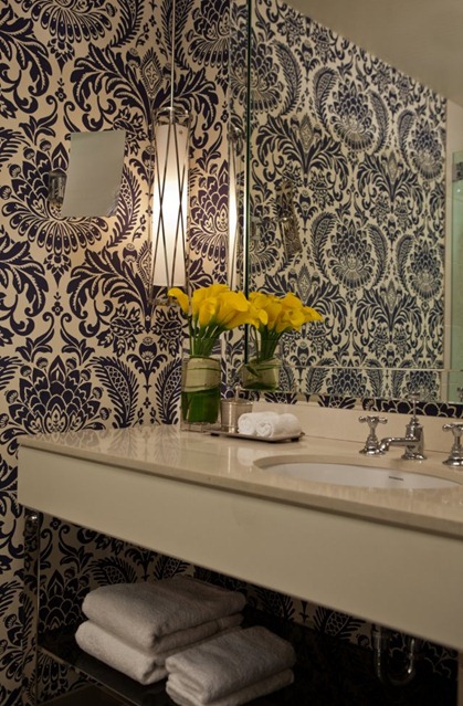 Hotel Monaco Philadelphia Kimpton interior design decor quirky guestroom