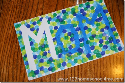 Mother's Day Card Kids can make themselves Mother's Day Card Kids can make themselves