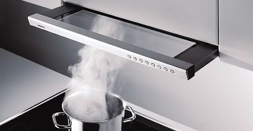 Here is a great photo from the Gaggenau website showing the flat kitchen hood AH 900. This is great for a kitchen that does not have a lot of space. Here is a great photo from the Gaggenau website showing the flat kitchen hood AH 900. This is great for a kitchen that does not have a lot of space.