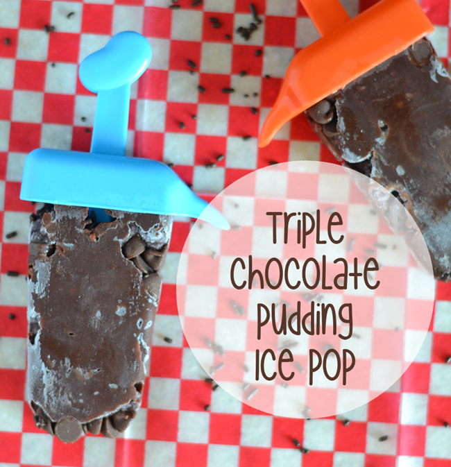 Triple Chocolate Pudding Ice Pop Recipe