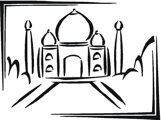 india coloring page