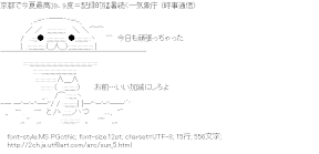 [AA]夕日「今日も頑張っちゃった」