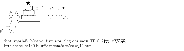 [AA]ケーキ