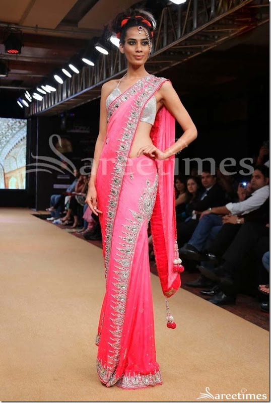 Pink_Embroidery_Georgette_Saree