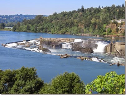 IMG_2733 View of Willamette Falls from the Falls Vista Viewpoint in Oregon City, Oregon on August 19, 2006