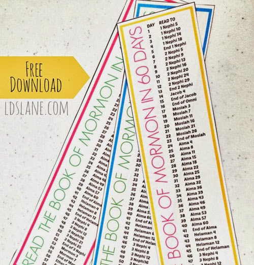 Book of Mormon in 60 Days - free download bookmark Book of Mormon in 60 Days - free download bookmark