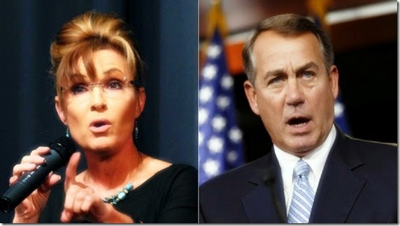 Sarah Palin - John Boehner