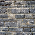 6 - Mur en moellons équarris