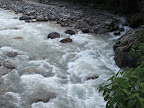 River next to the trail