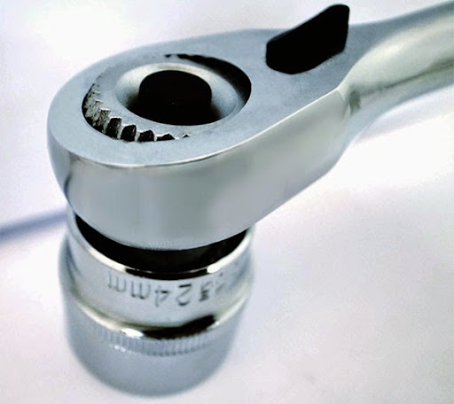 Astro Pneumatic Wobble Head Ratchet Closeup