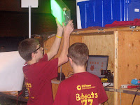 Students checking our vision system code