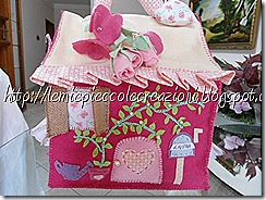 borsa casetta feltro borsa casetta feltro