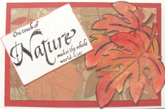 AAWA Oct. 11 make n take leaves post card