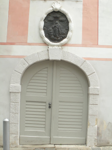 I'll have to save this idea. Shutters on a door look great. (Vienna) I'll have to save this idea. Shutters on a door look great. (Vienna)