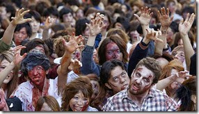 Tokyo zombie swarm