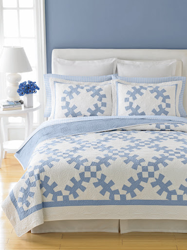 For our Collector's Quilts at Macy's, Martha and I went through her collection of quilts at Skylands, her home in Maine. This pattern, Wedding Rings, was inspired by one of those vintage quilts. For our Collector's Quilts at Macy's, Martha and I went through her collection of quilts at Skylands, her home in Maine. This pattern, Wedding Rings, was inspired by one of those vintage quilts.